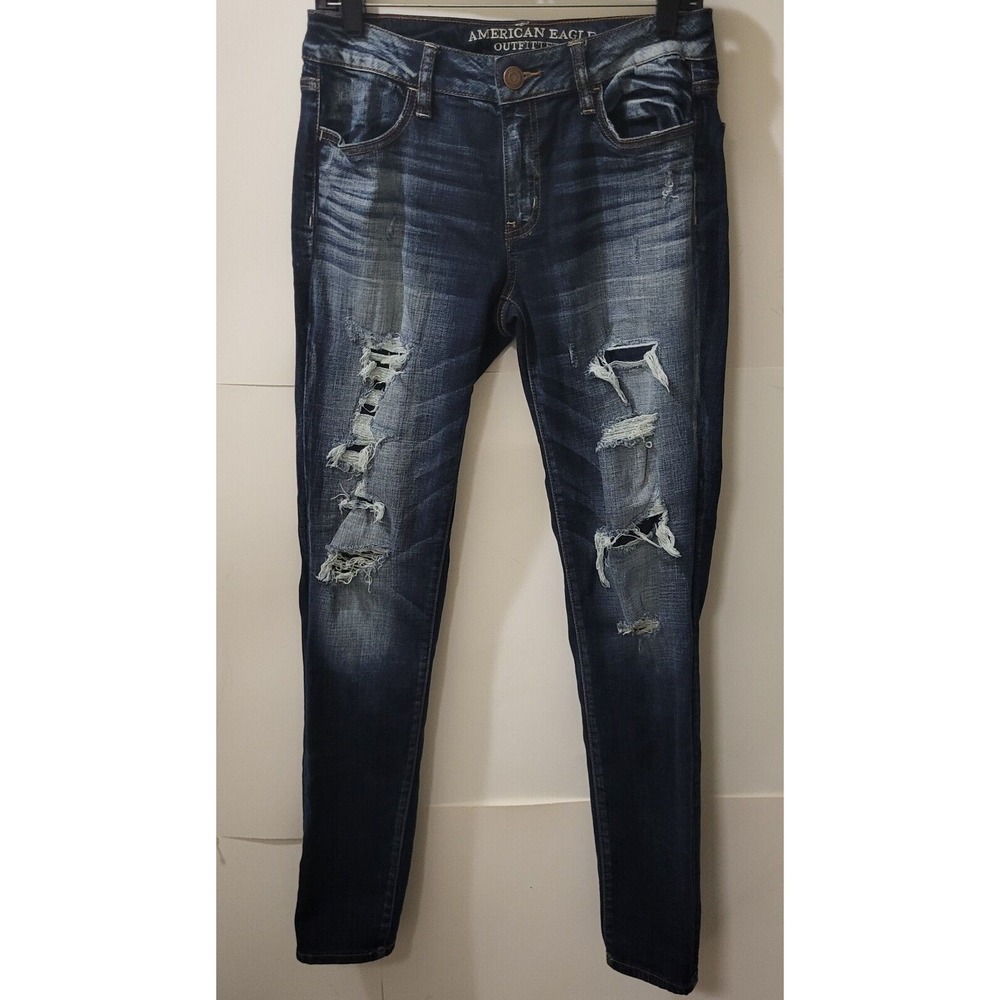 American Eagles Outfitters‎ Dark Blue Jeans Women's  Size 8